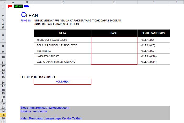 Rumus Microsoft Excel